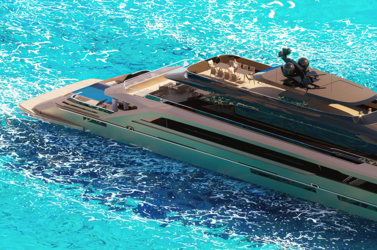 yacht，luxurious，sustainable，ecological consciousness，