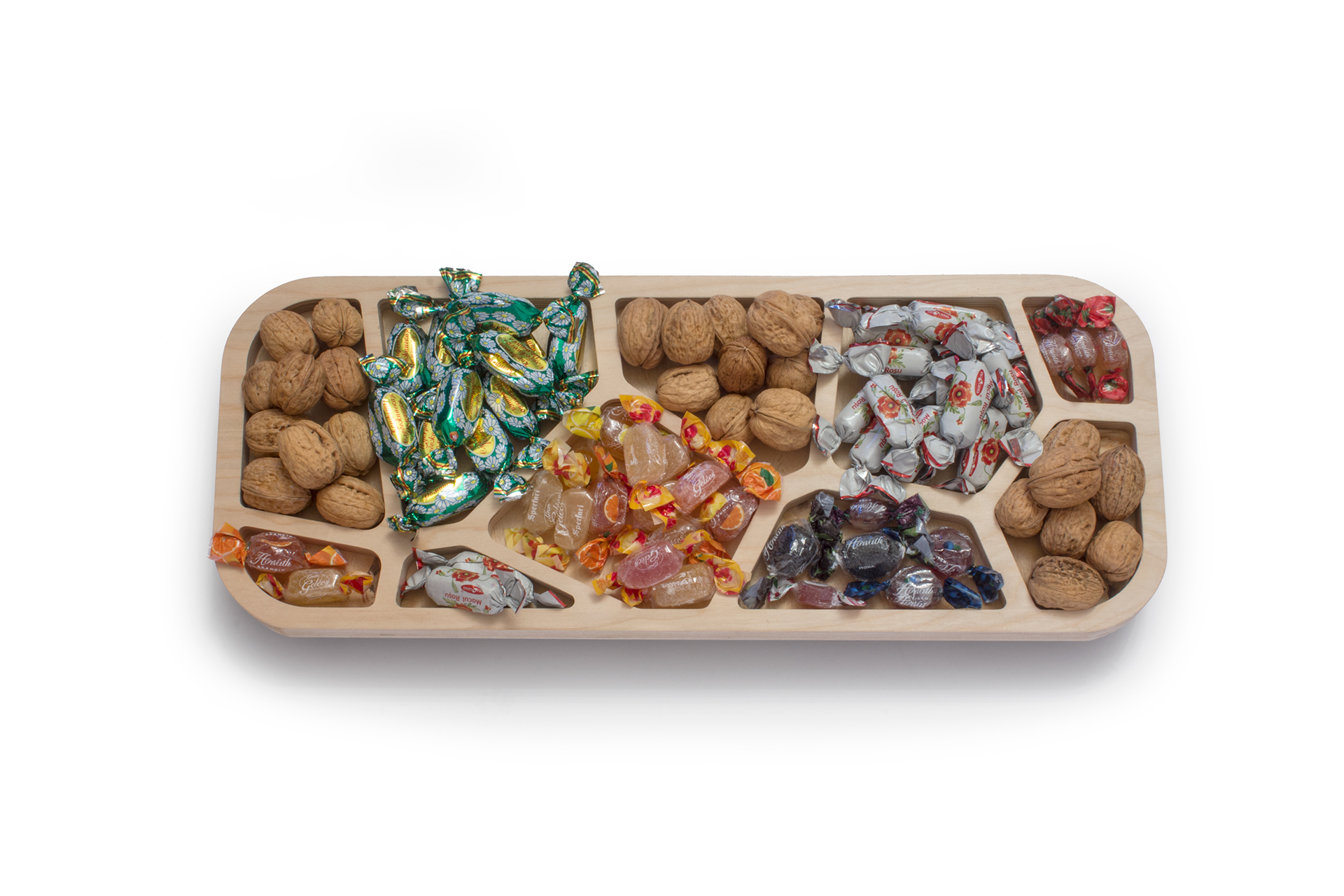 woodiness，Tabletop decoration，Household products，Candy tray，grid，