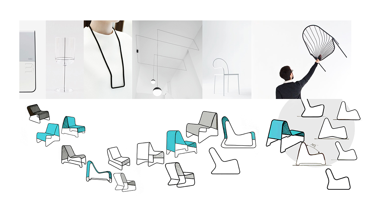 chair，sense of modernity，geometry，