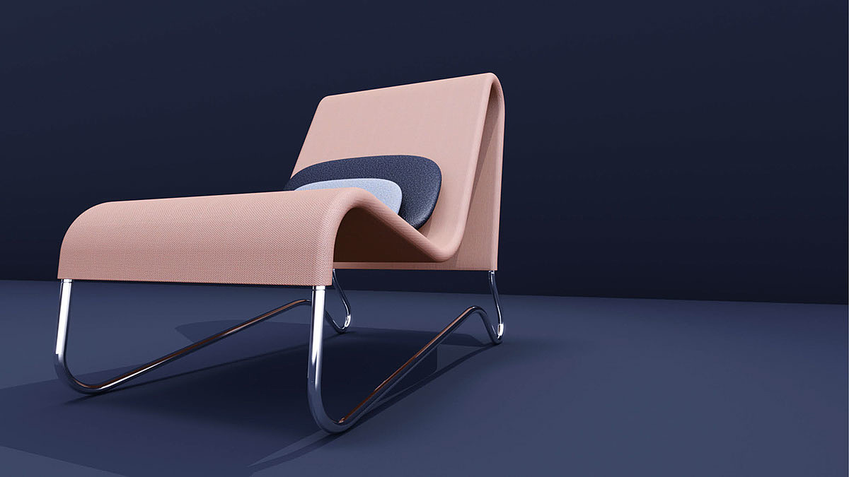 chair，sense of modernity，geometry，