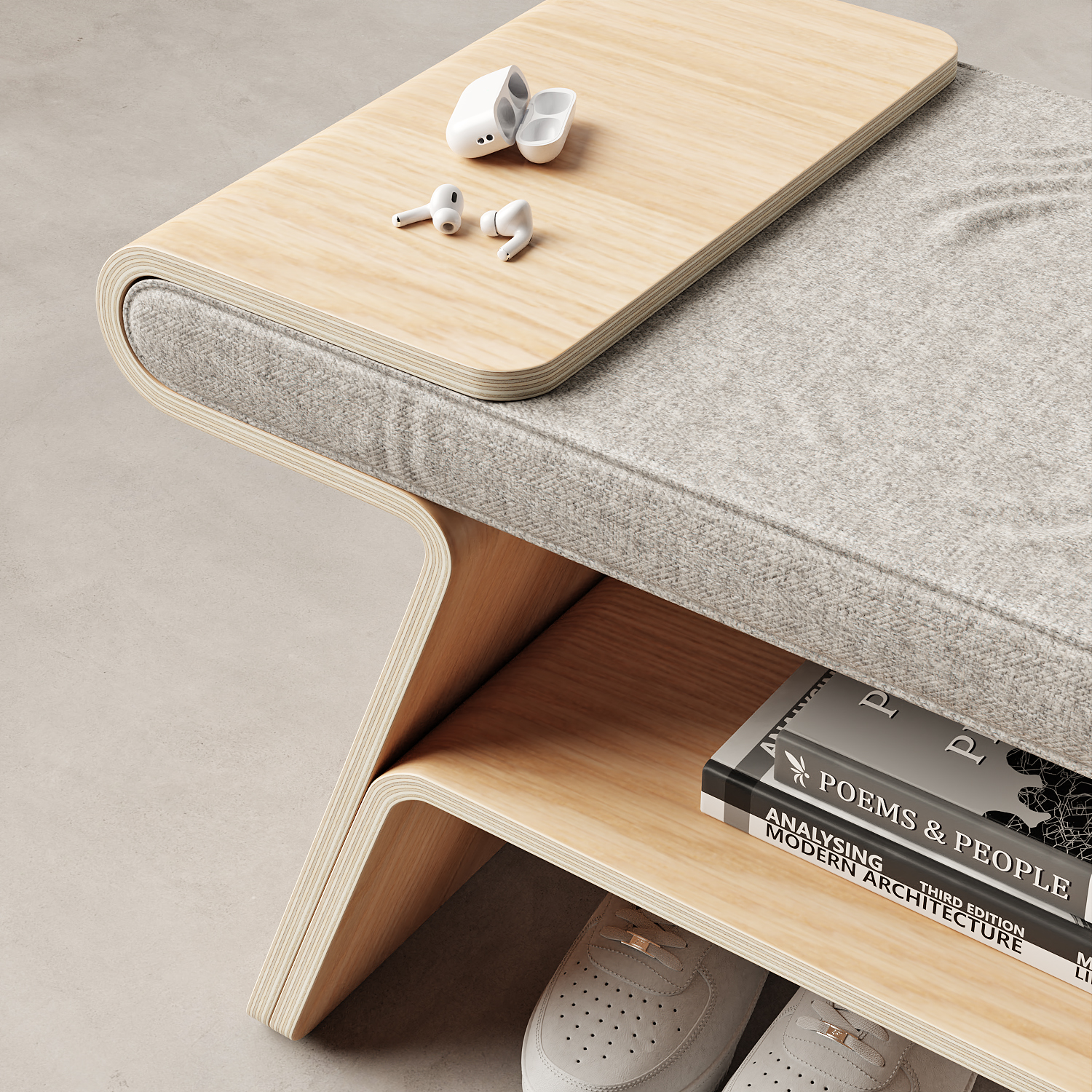 multi-function，furniture，Plywood，shoe rack，bench，