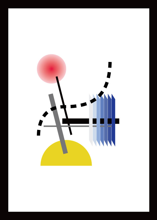 lamp，"Vasili Kandinsky"，Three-dimensional lamp，geometry，