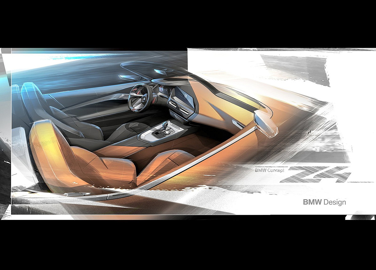 design sketch，concept，bmw，