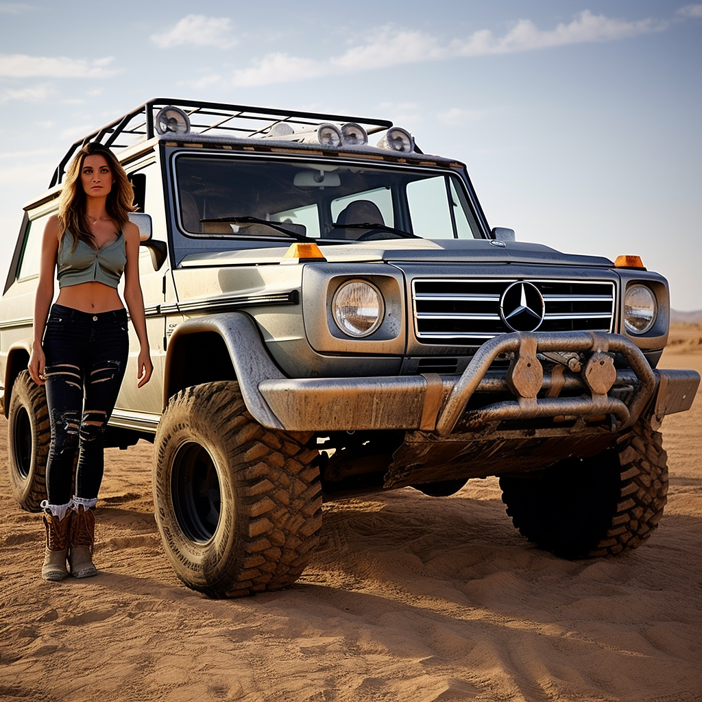 Four-wheel-drive off-road vehicle，