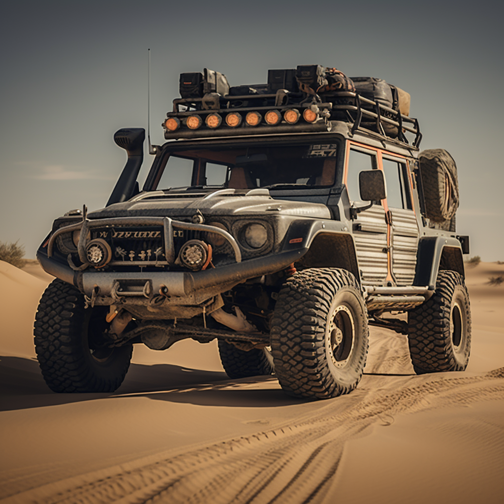 Four-wheel-drive off-road vehicle，
