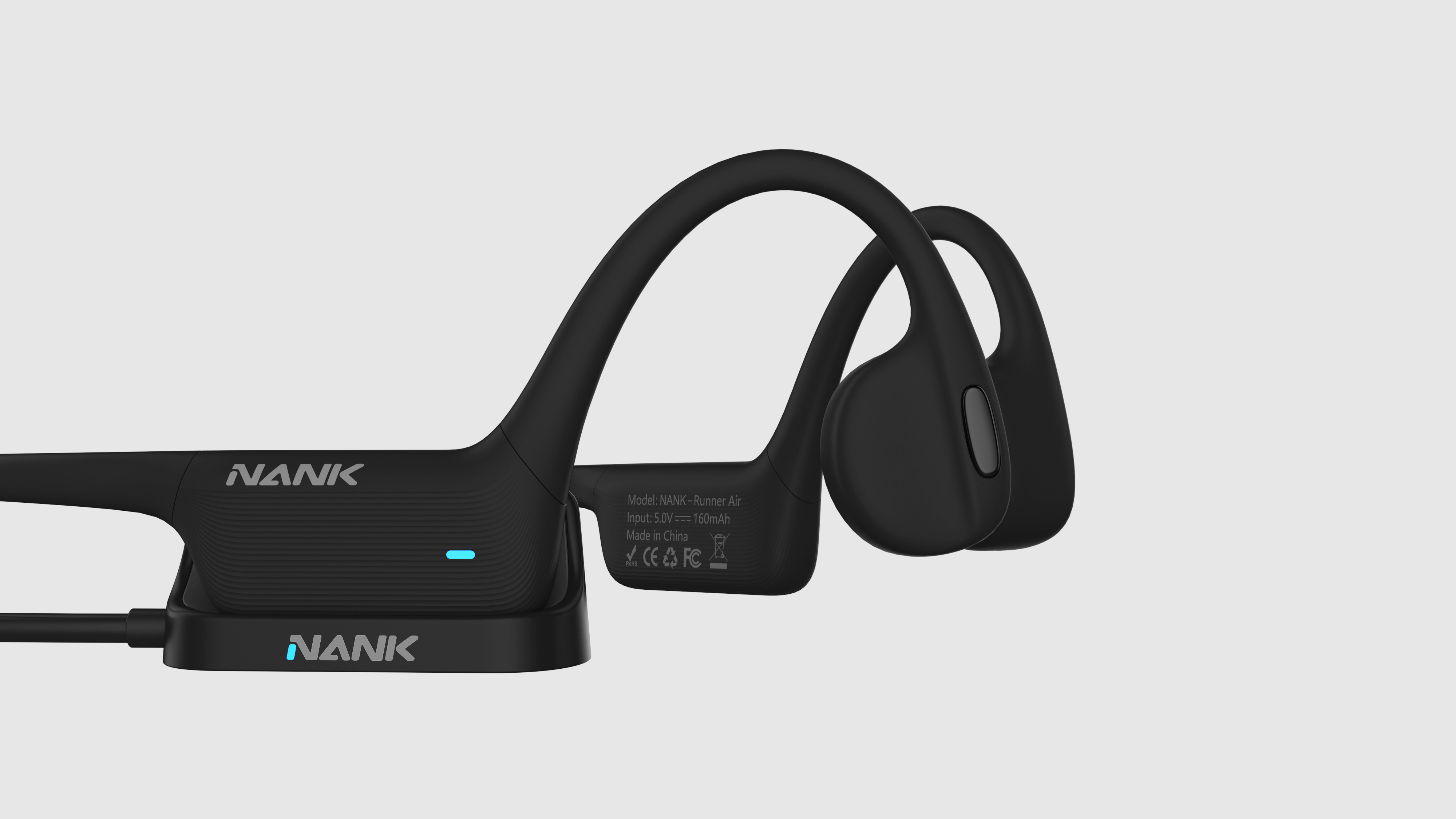 Bone conduction headset, sports headset, Bluetooth headset, headset，