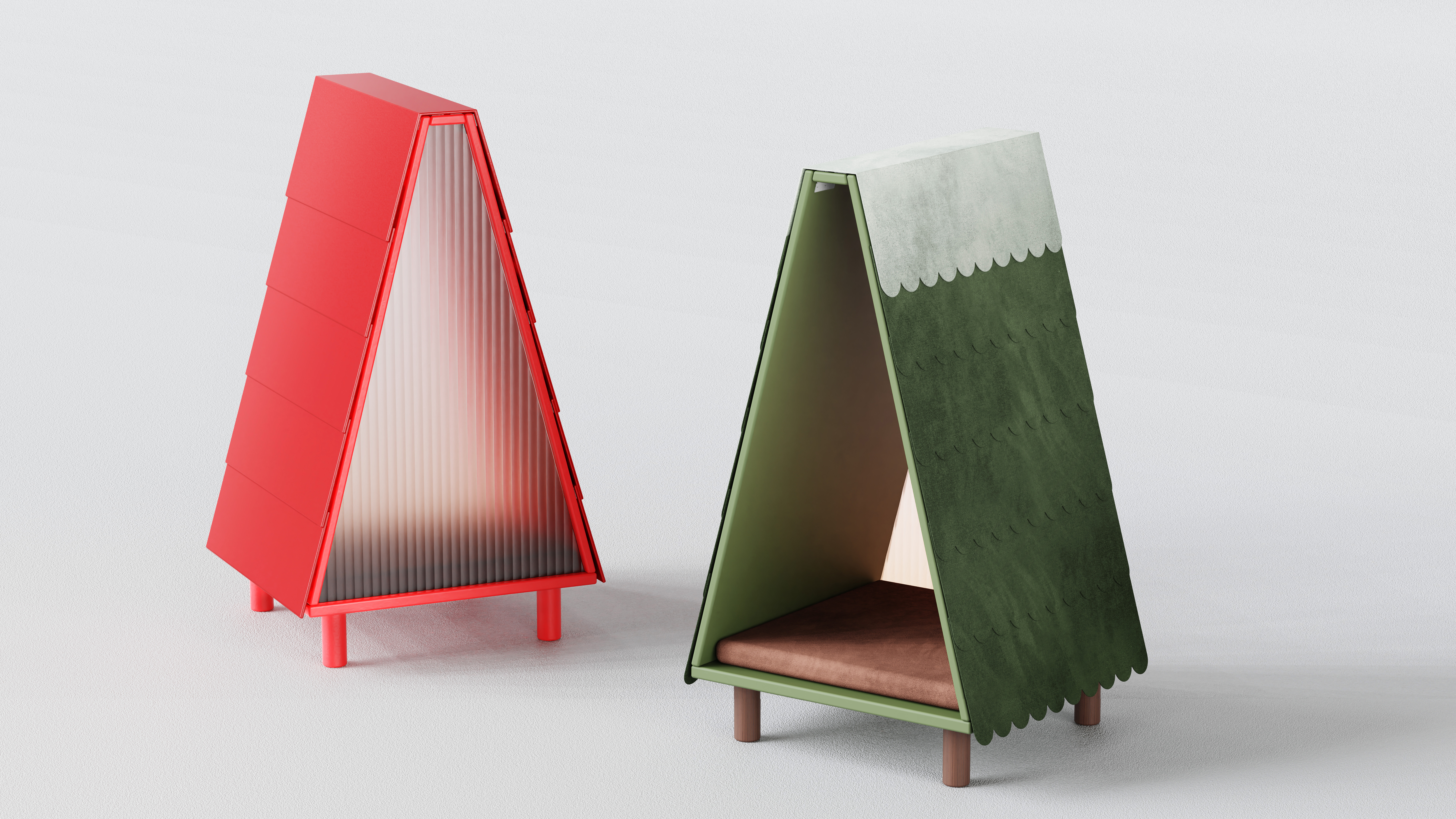 Cat house，Pet Supplies & Pet，Cat scratch board，Tide play home，Wooden house，