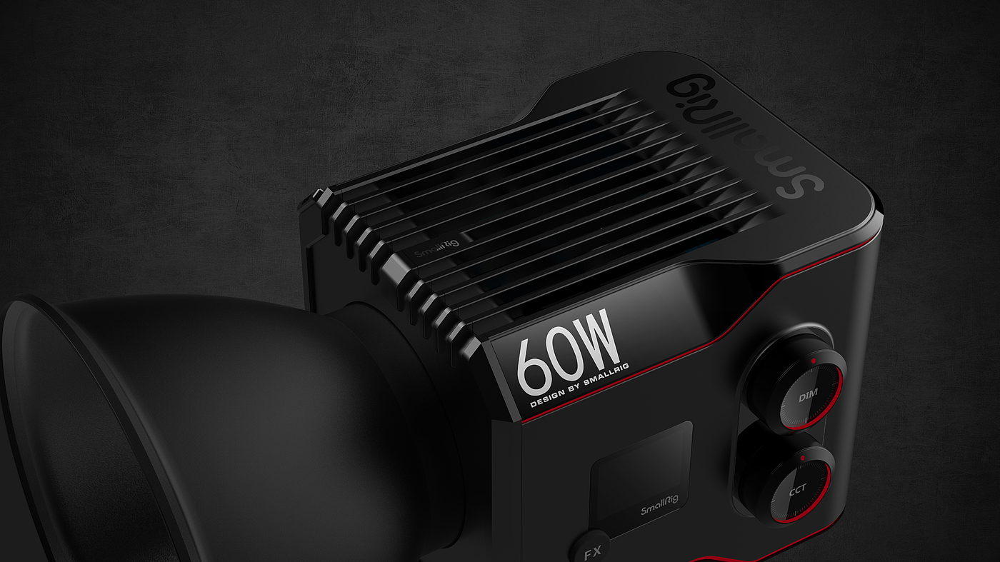 Video fill light，RC 60B，60W，mini photography lamp，