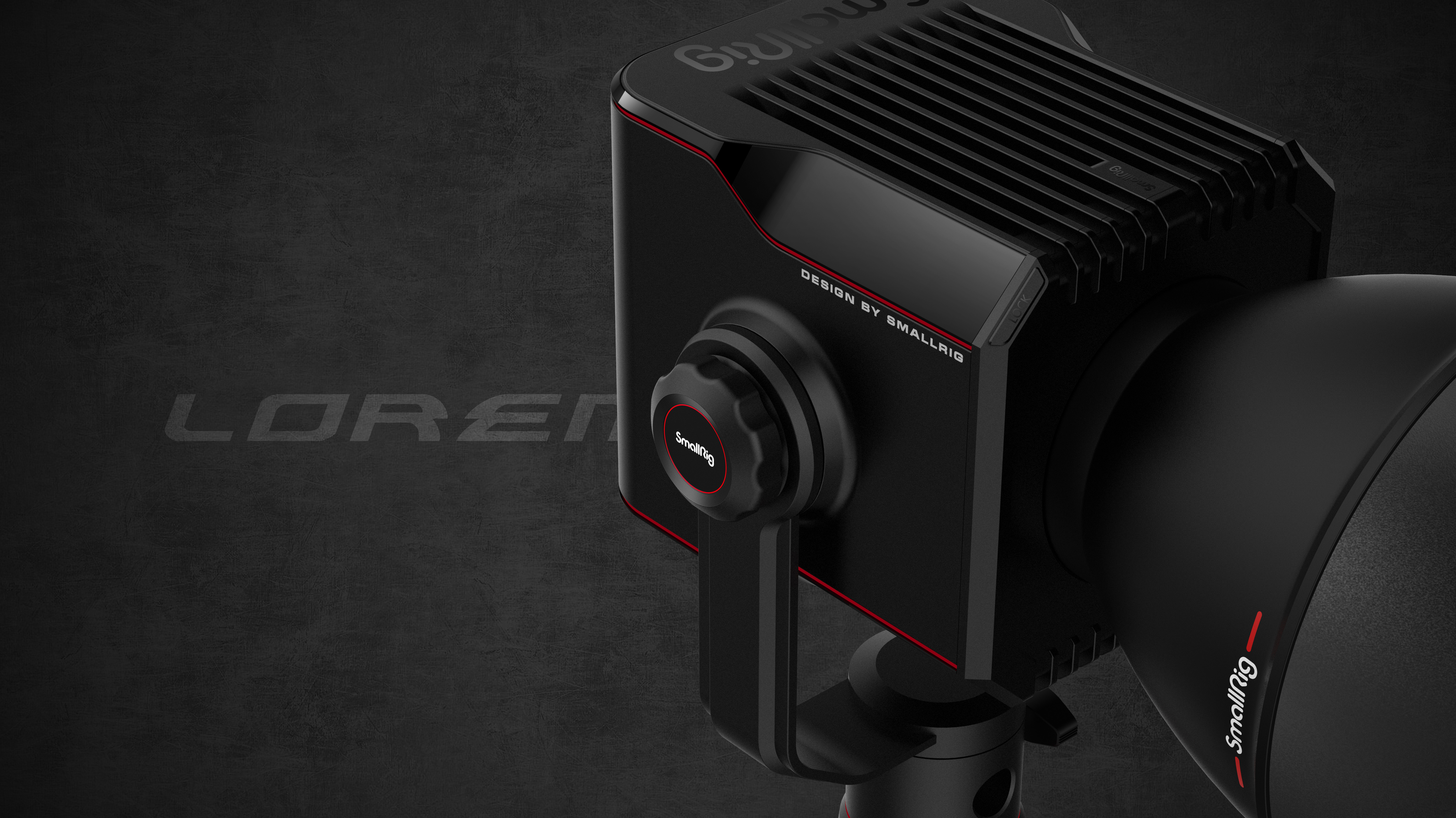 Video fill light，RC 60B，60W，mini photography lamp，