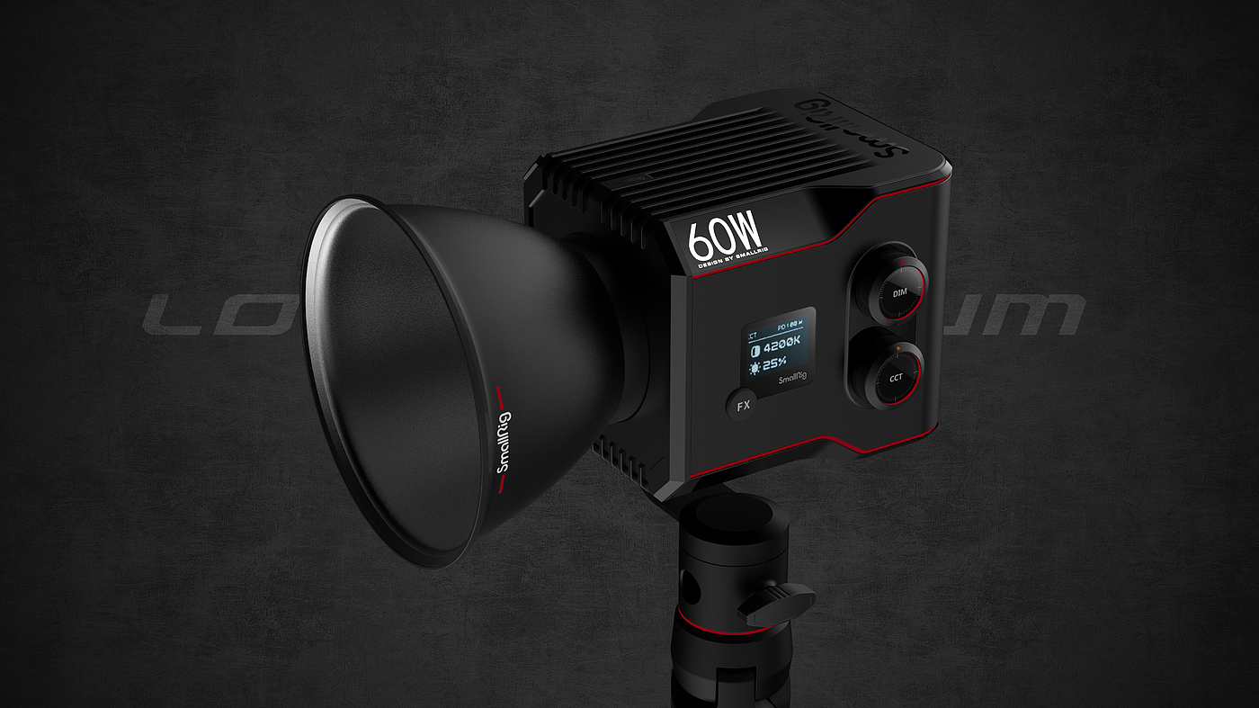 Video fill light，RC 60B，60W，mini photography lamp，