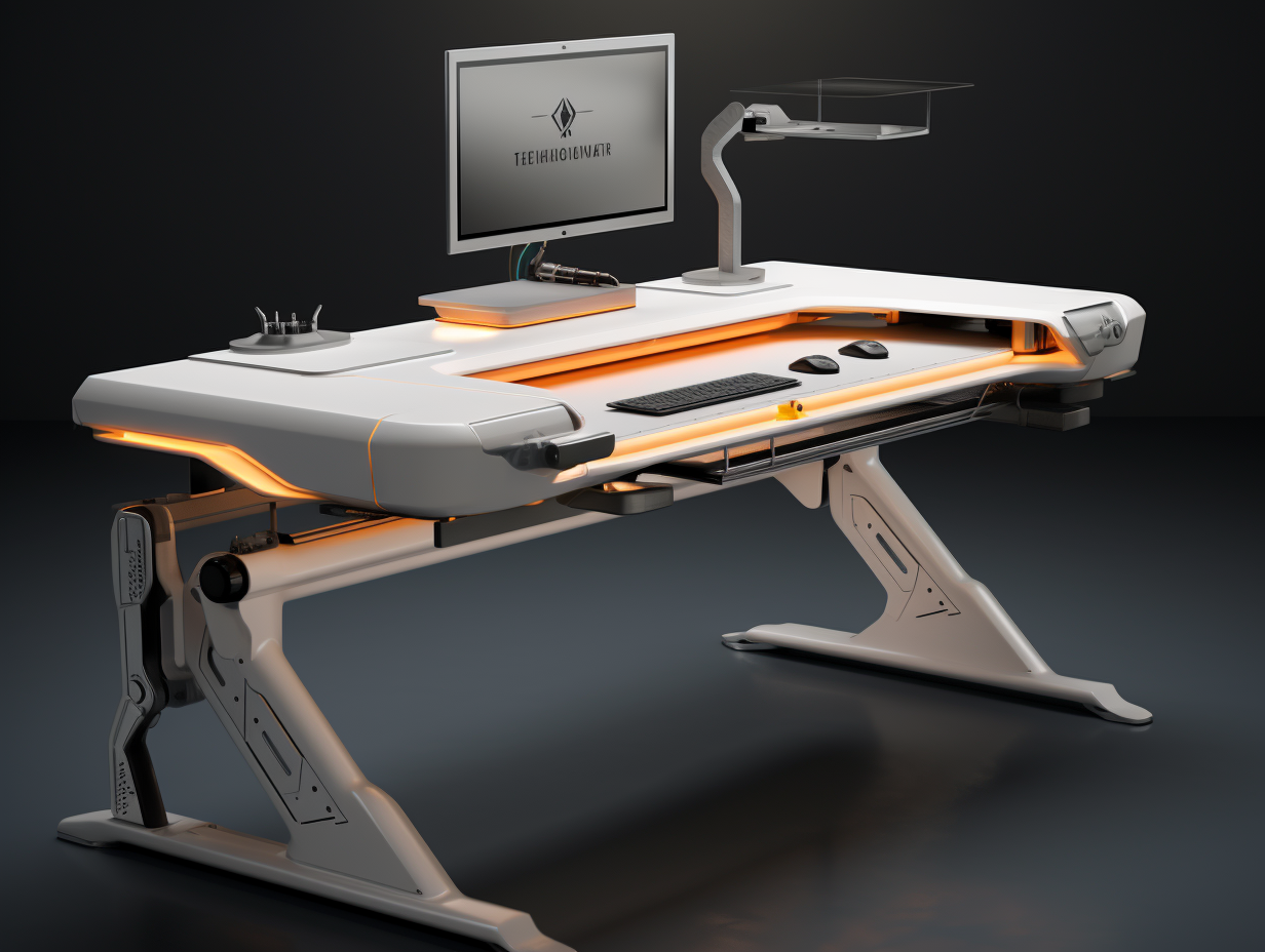 to work in an office，intelligence，modern，streamline，