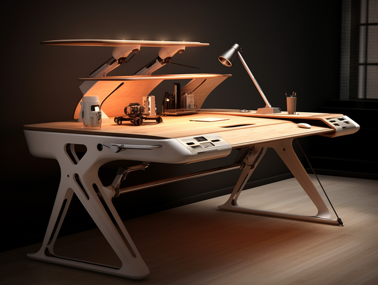 to work in an office，intelligence，modern，streamline，