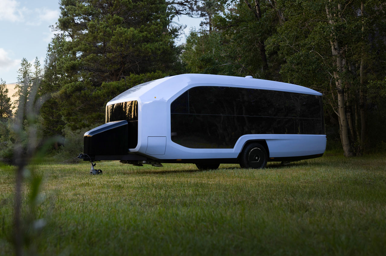 vehicle，Touring car，trailer，Pebble Flow，