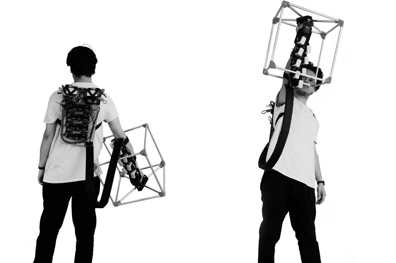 Mecha-Morphis，Wearable CNC Machine Tools，mobile digital machine tool，industrial equipment ，