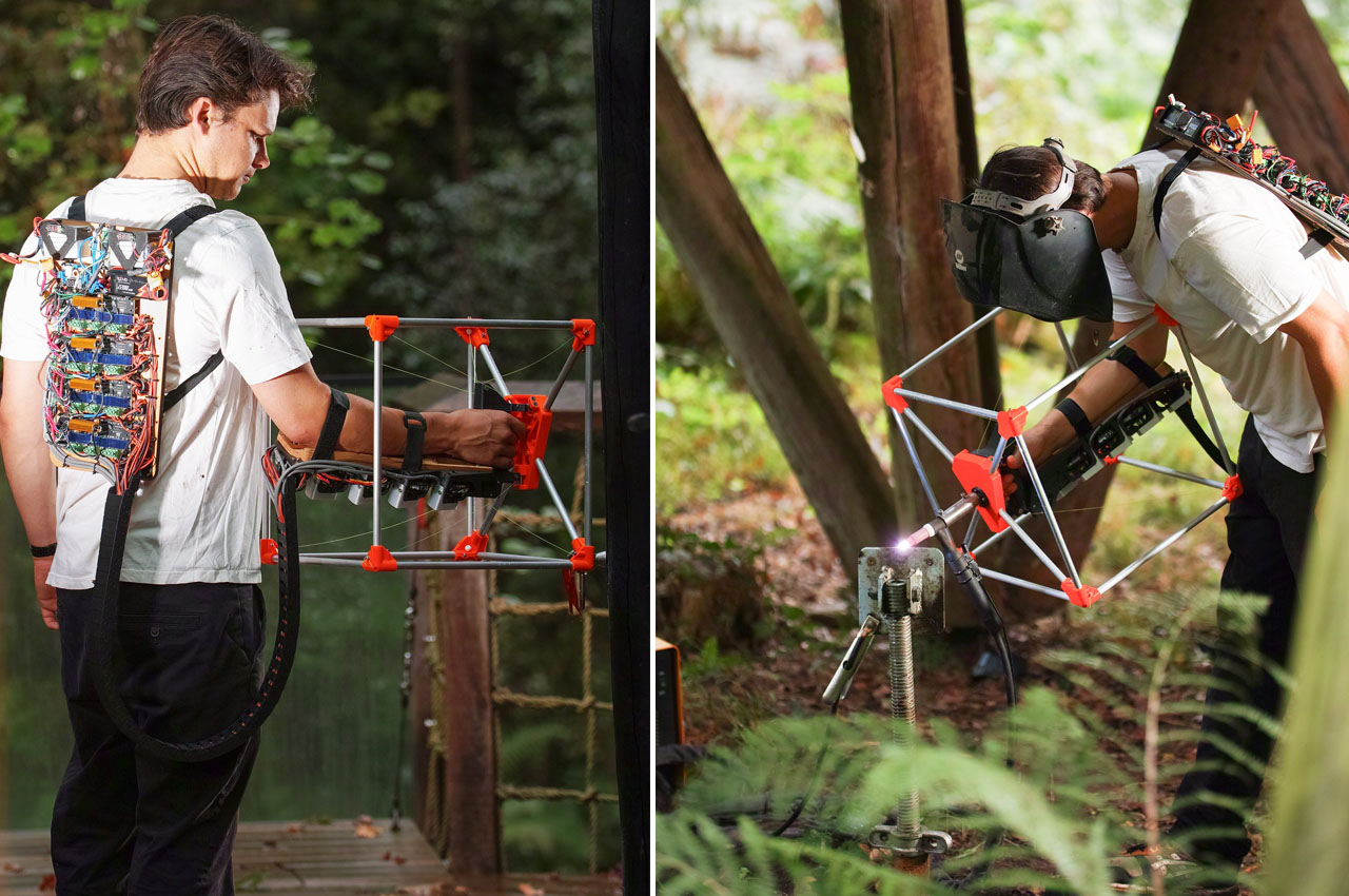 Mecha-Morphis，Wearable CNC Machine Tools，mobile digital machine tool，industrial equipment ，