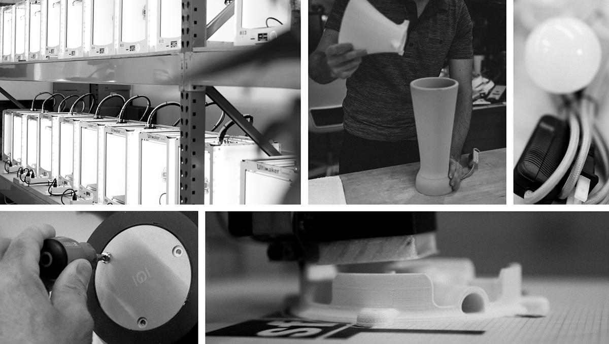 Table lamp product design，flower，