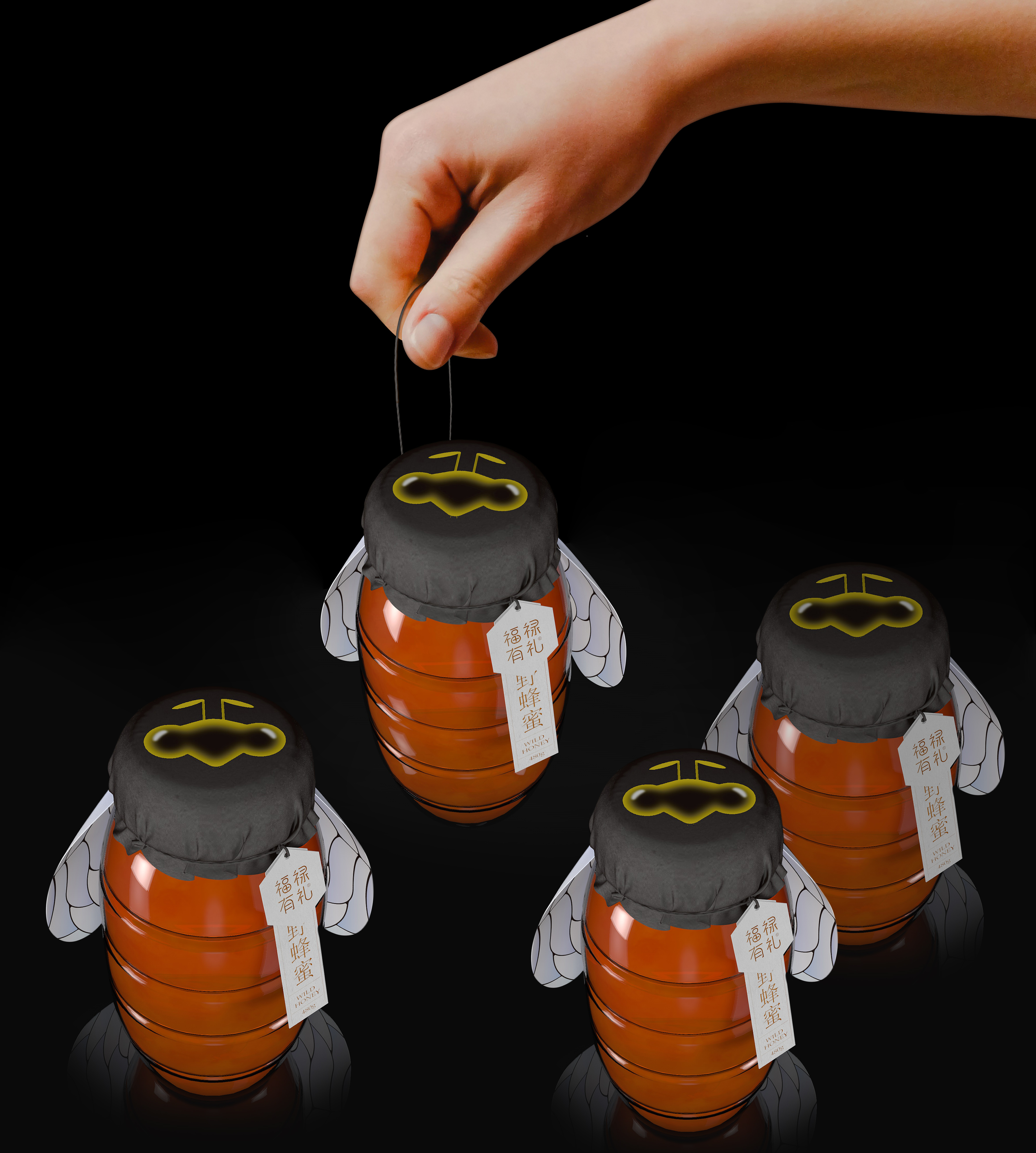 Honey Packaging Design，Honey packaging，Beverage packaging design，Packaging Design of Fast Consumer Goods，Food packaging design，Gift box packaging design，Specialty Packaging Design，Fruit packaging design，