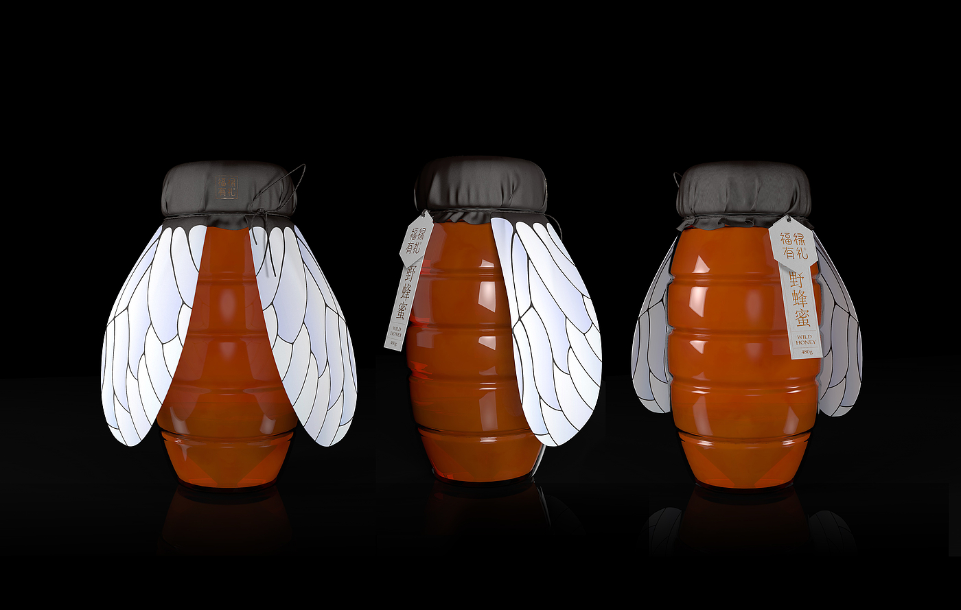 Honey Packaging Design，Honey packaging，Beverage packaging design，Packaging Design of Fast Consumer Goods，Food packaging design，Gift box packaging design，Specialty Packaging Design，Fruit packaging design，