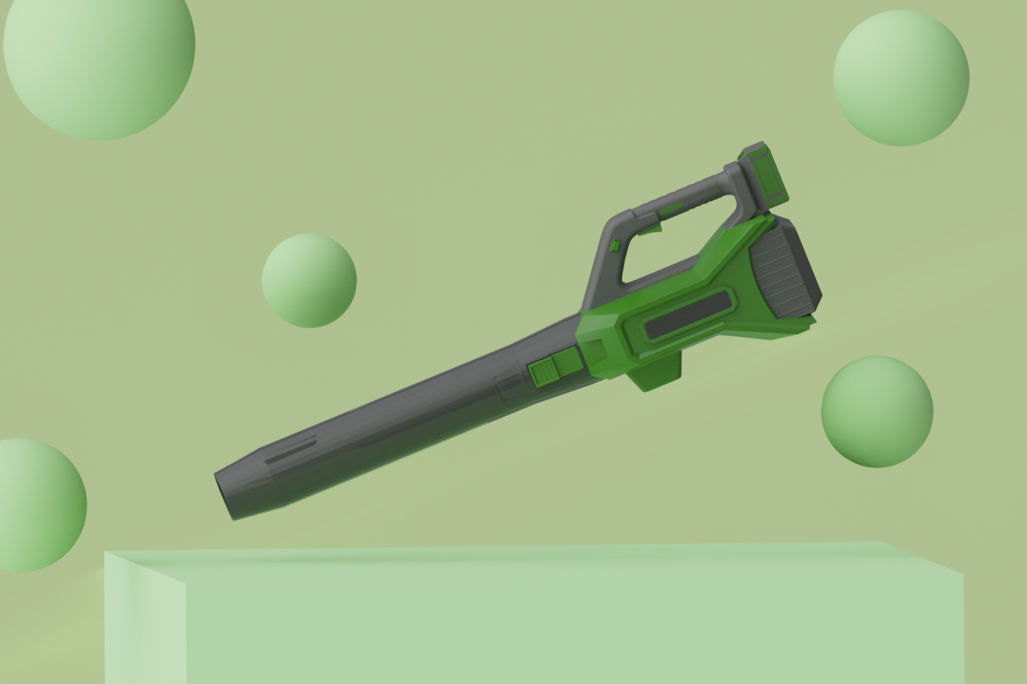 Garden hair dryer，industrial design，Rendering exercise，