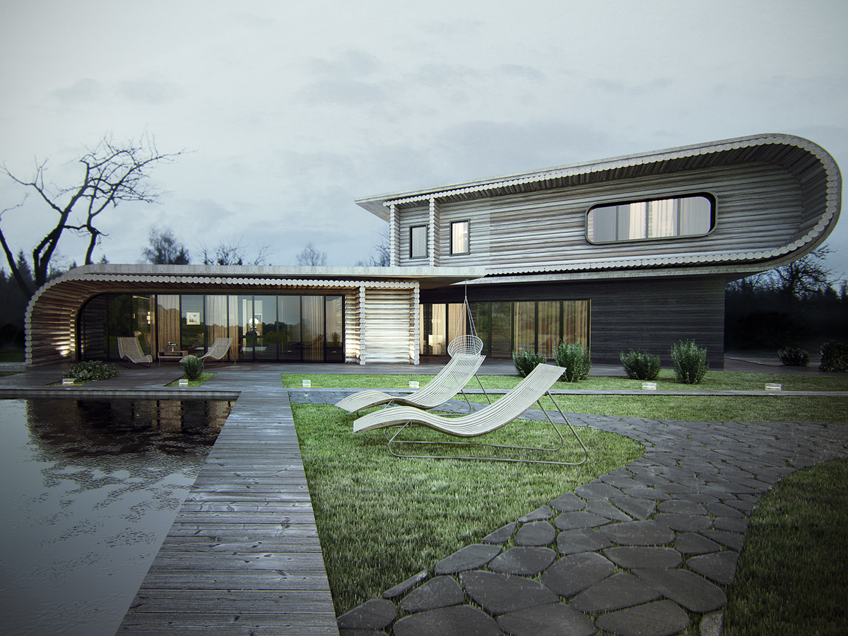 S-House，seaside，villa，environmental design，