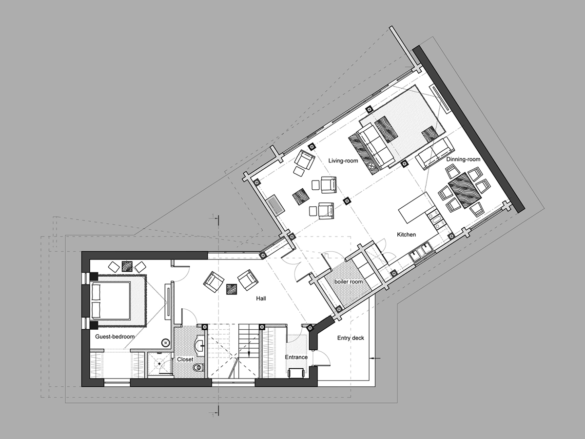 S-House，seaside，villa，environmental design，