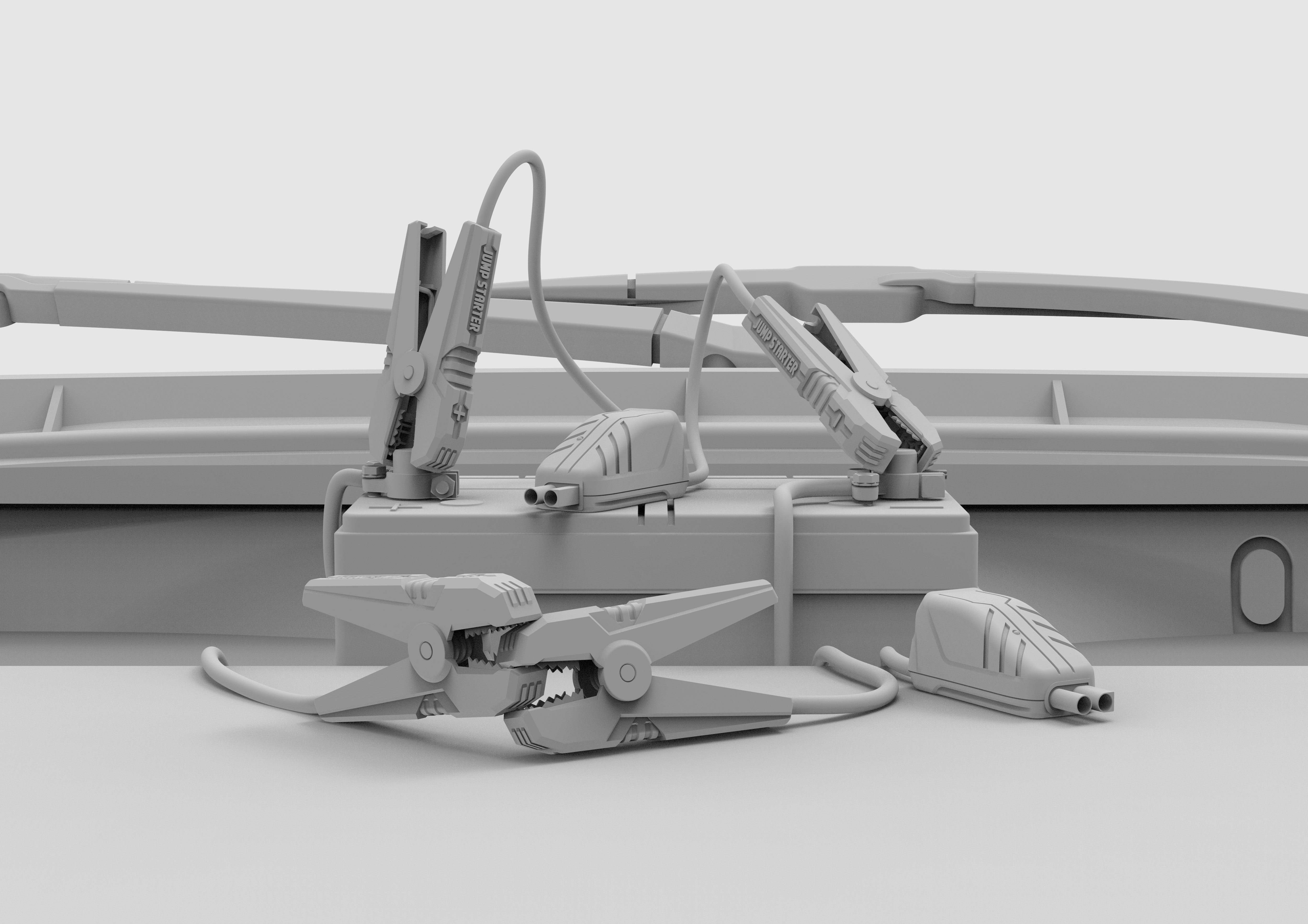 serialization, battery clamp, starting power supply, design strategy，