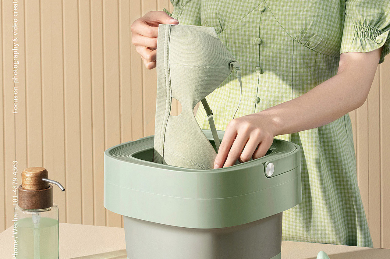 Washing machine，fold，Portable，charge，