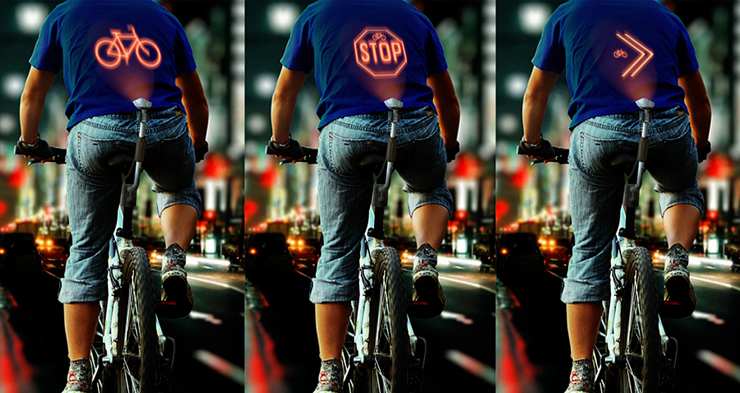 Cycle，Projector，Bicycle equipment，intelligence，Ride，originality，Warning device，