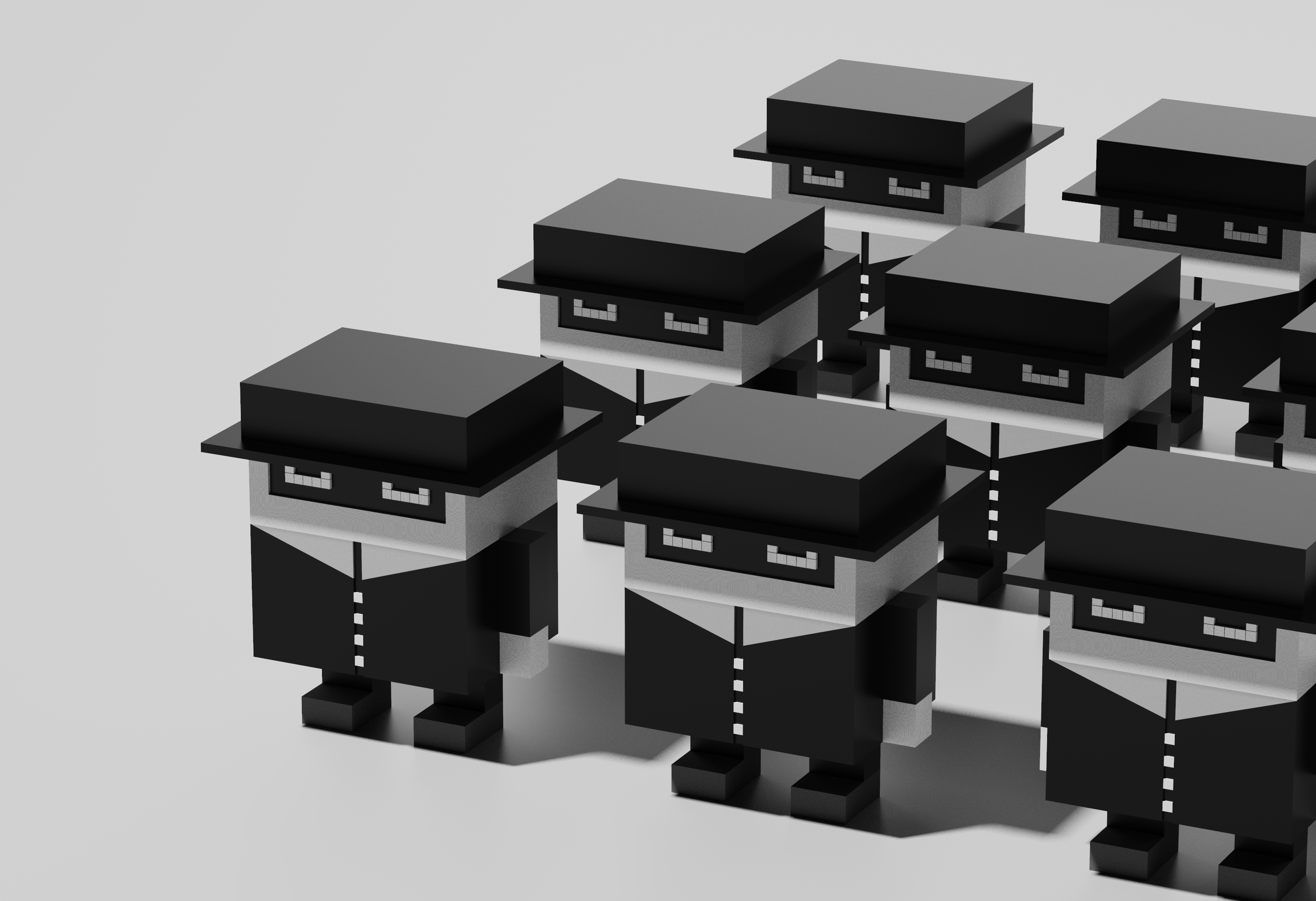 Toys，pixel，Role design，IONIQ，