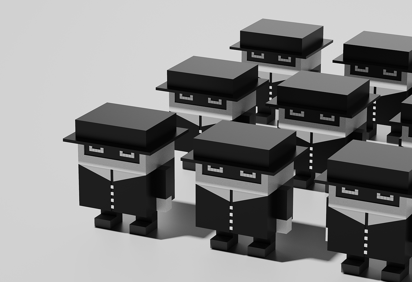 Toys，pixel，Role design，IONIQ，