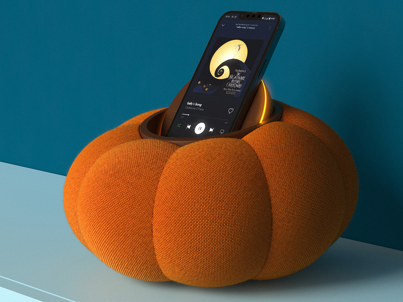 audio frequency，grace，Pumpkin，Halloween，Bluetooth，