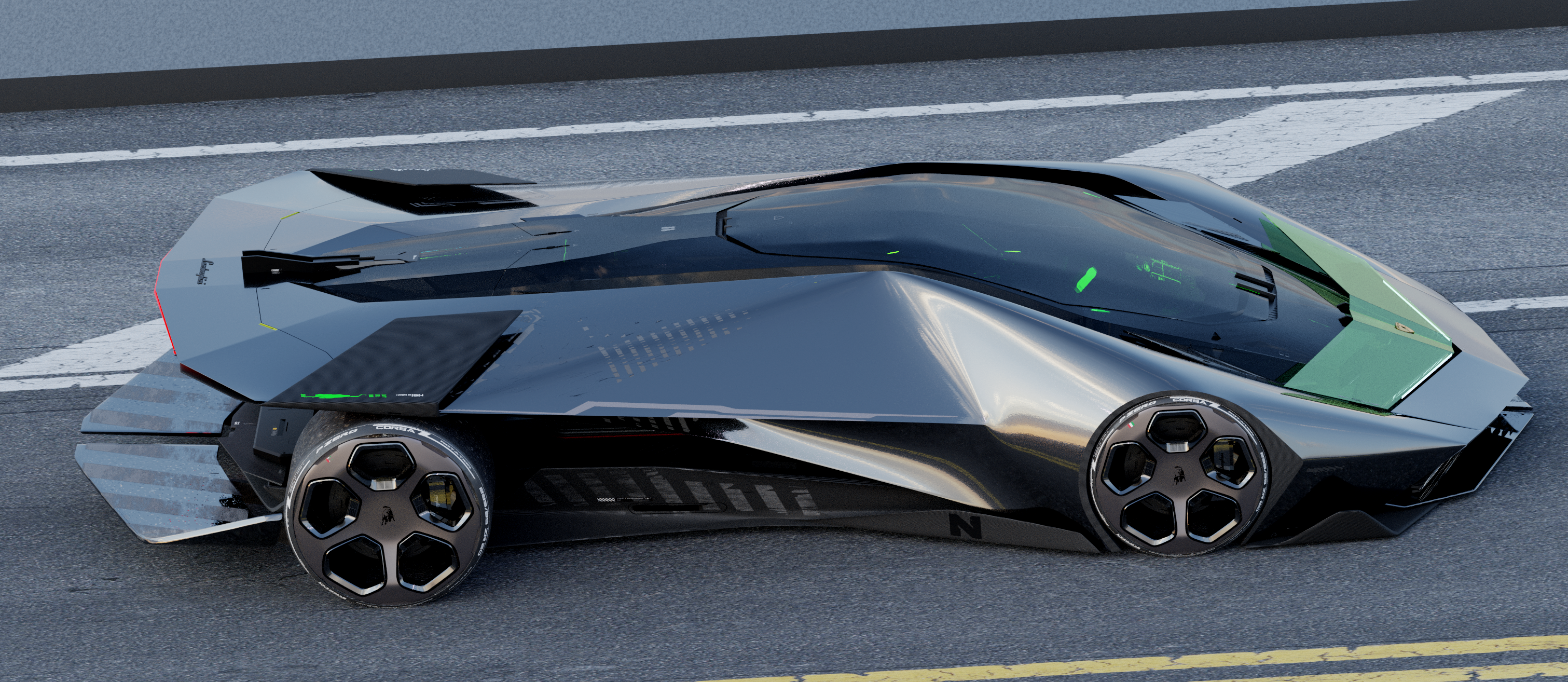 design sketch，Automobile design，Super run，Lamborghini，