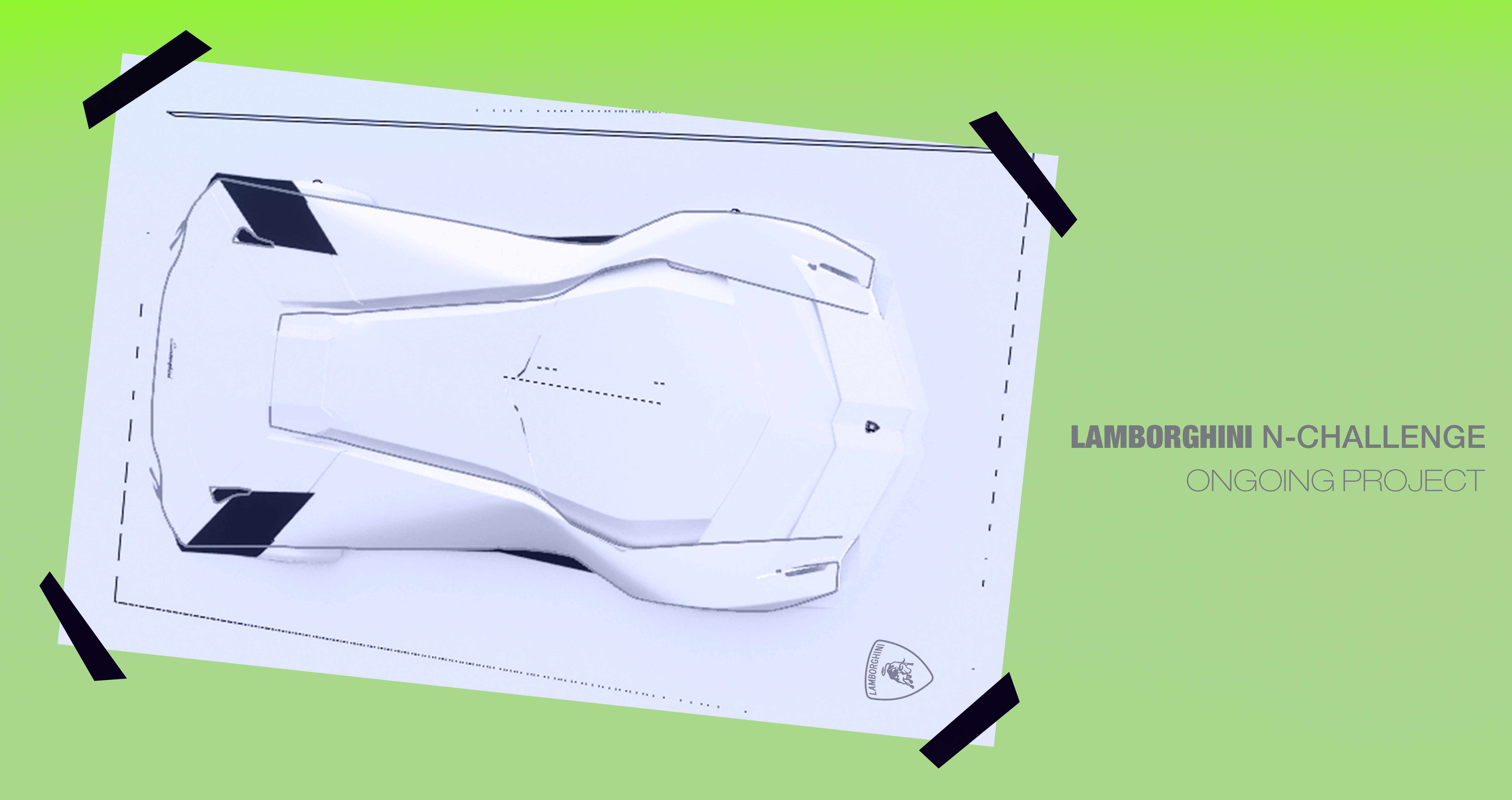 design sketch，Automobile design，Super run，Lamborghini，