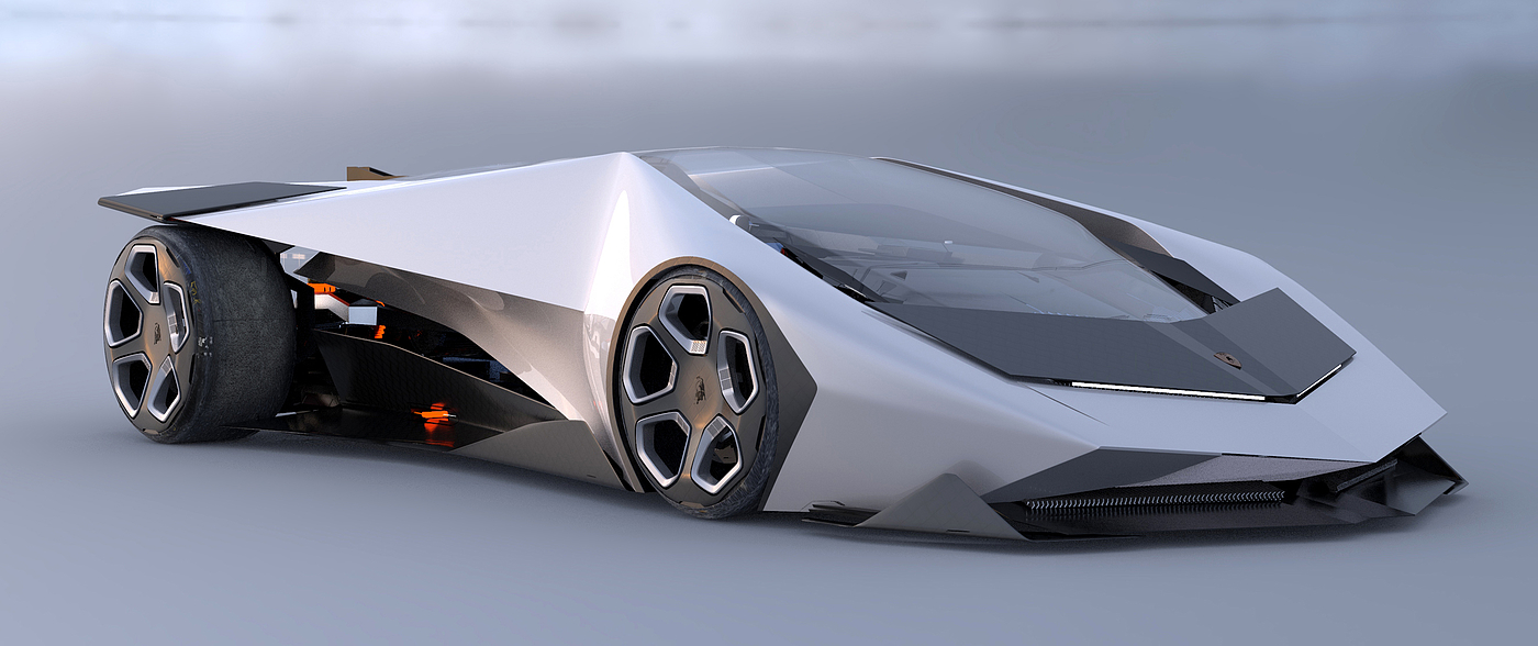 design sketch，Automobile design，Super run，Lamborghini，