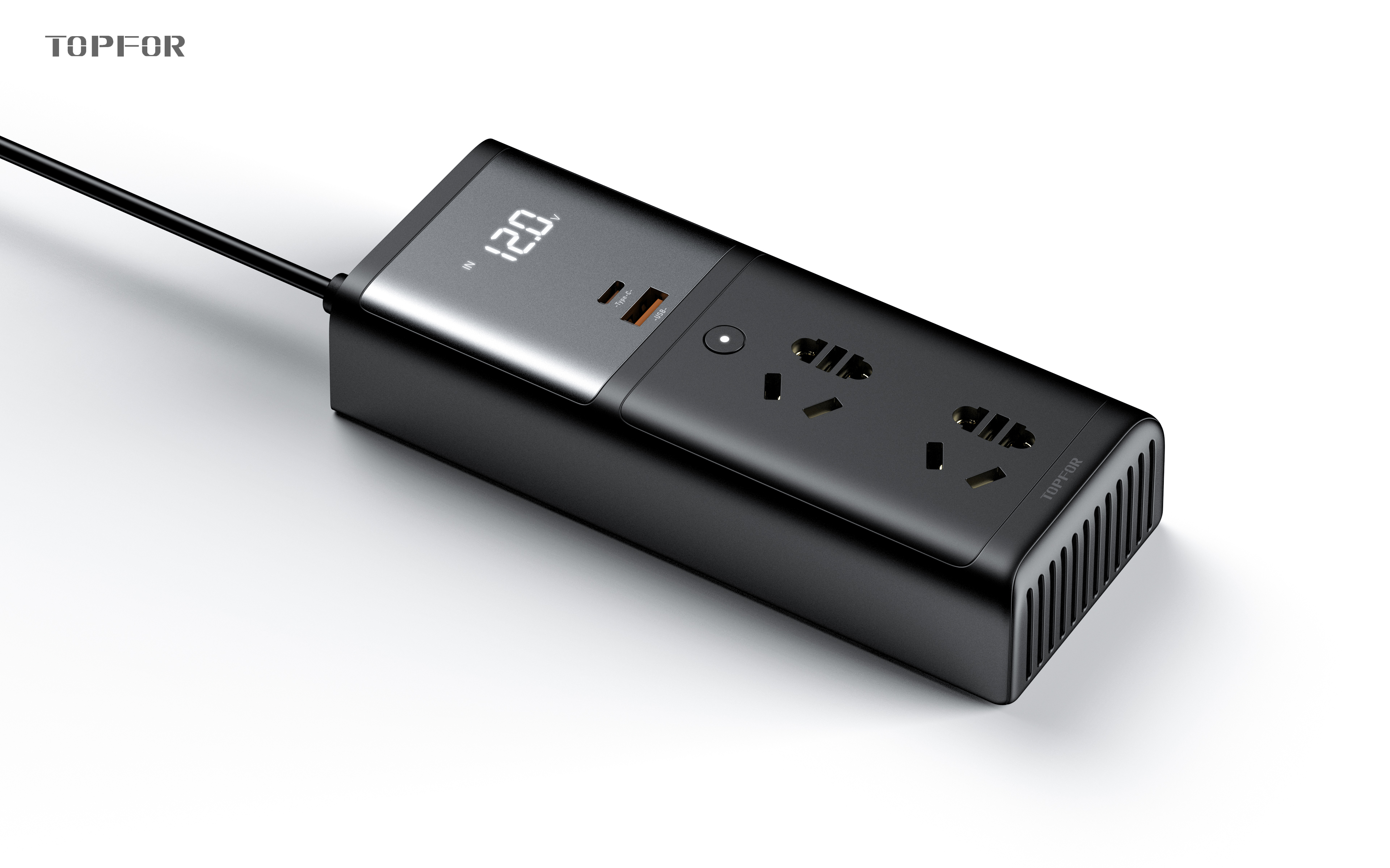 Plug-in row, car charger, car inverter，