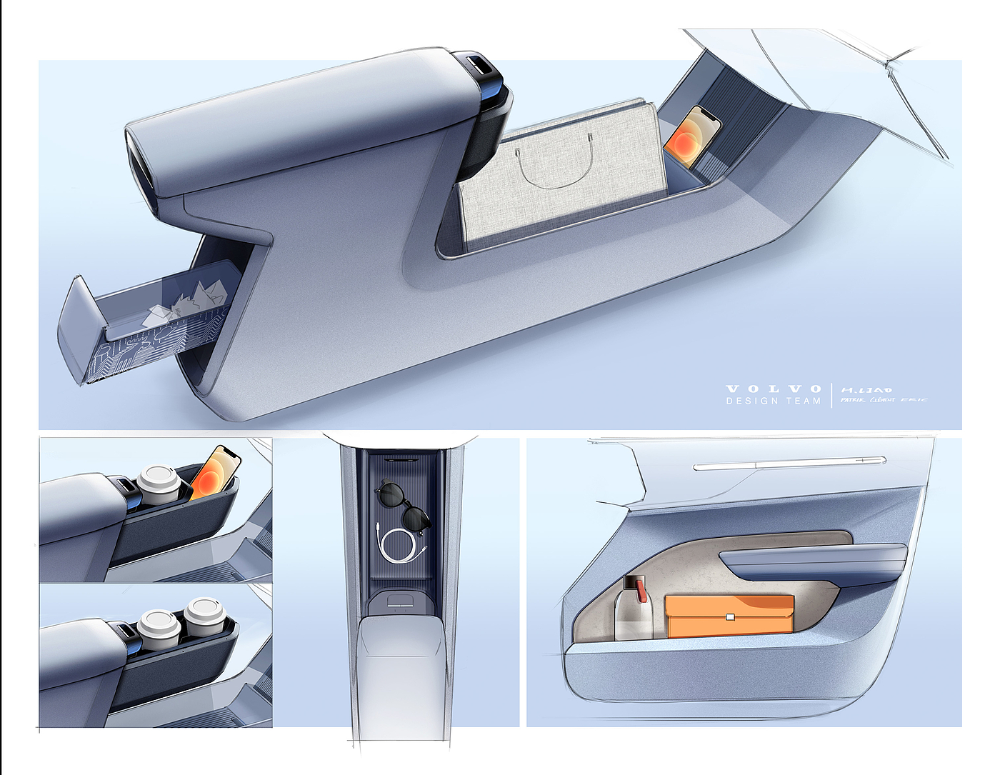 automotive，interior，design，sketch，