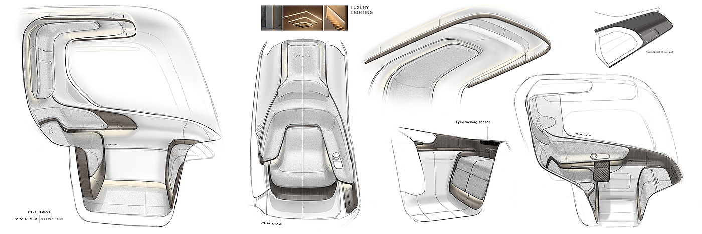 automotive，sketch，interior，design，
