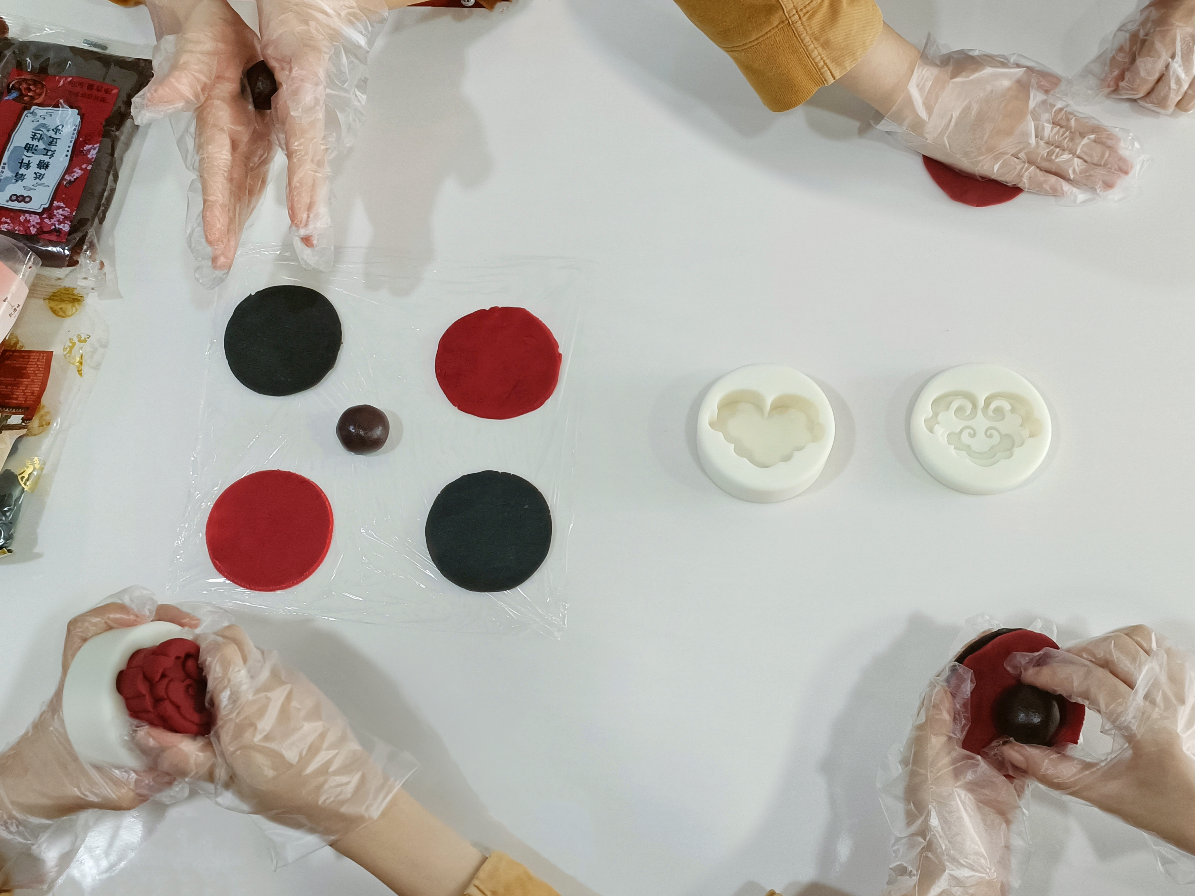 tableware，Moon Cake，Carved paint，National style，