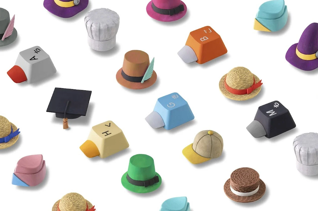 keyboard，product design，industrial design，design，Gboard Caps，