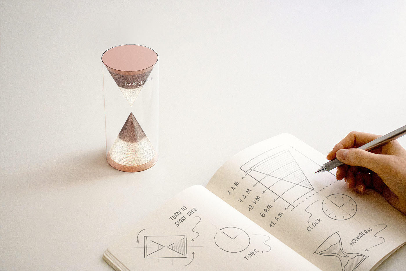 hourglass，product design，industrial design，product，design，led，timer，