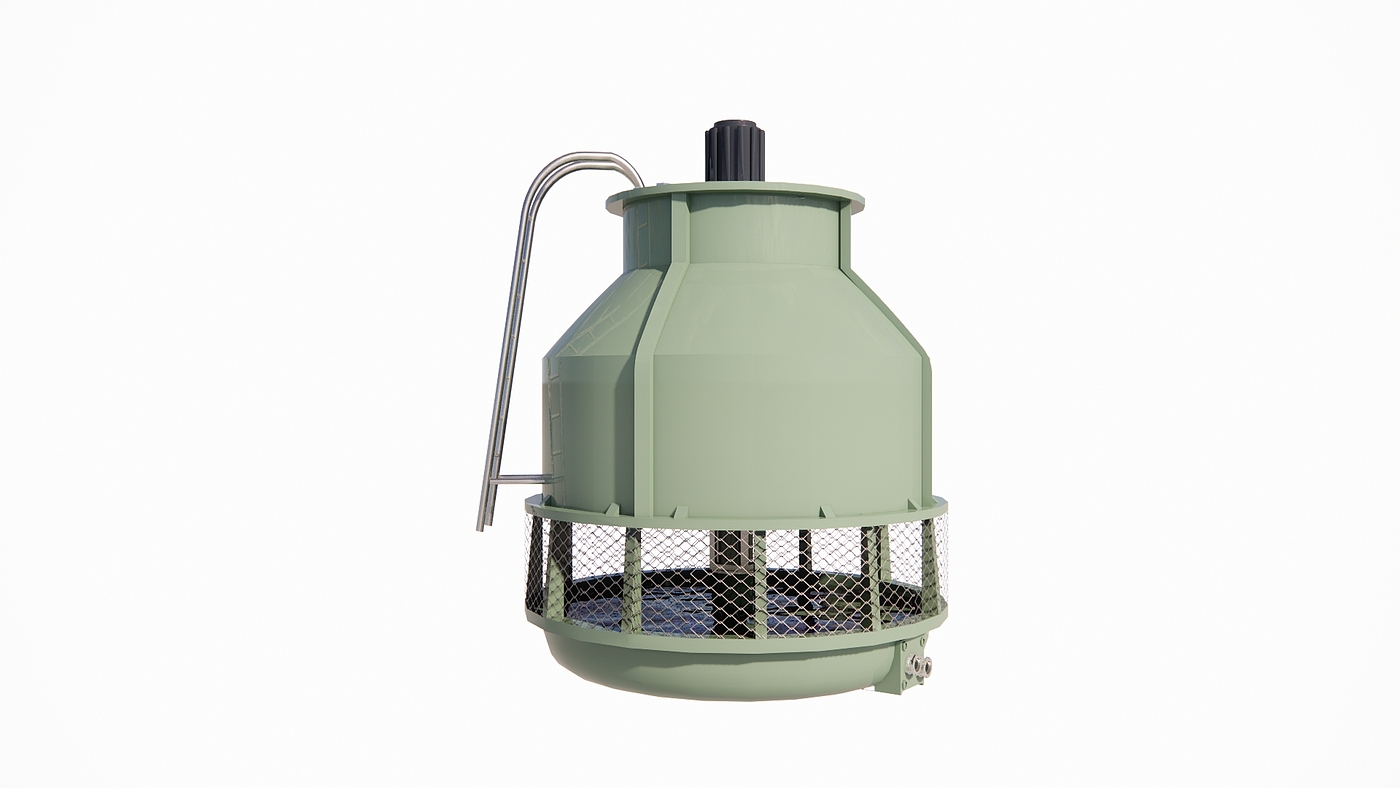 Water tower of water-cooled central air-conditioning，