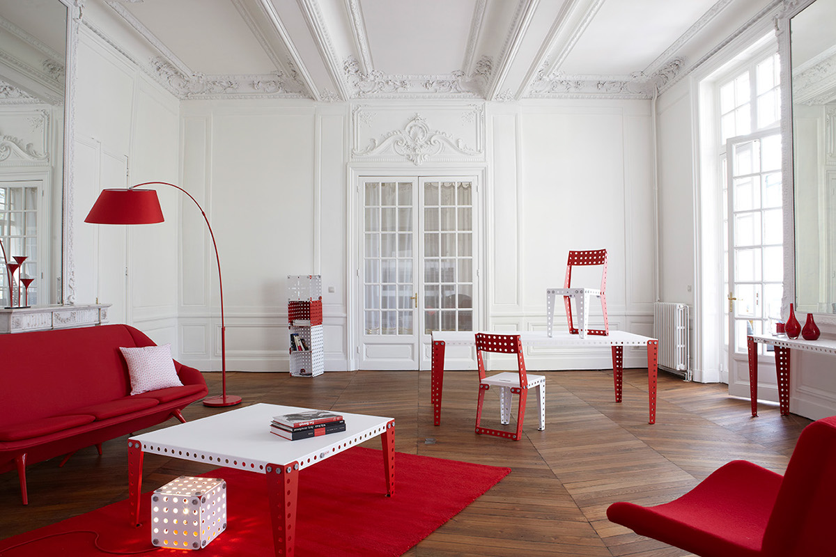 modelling，Tables and chairs，combination，