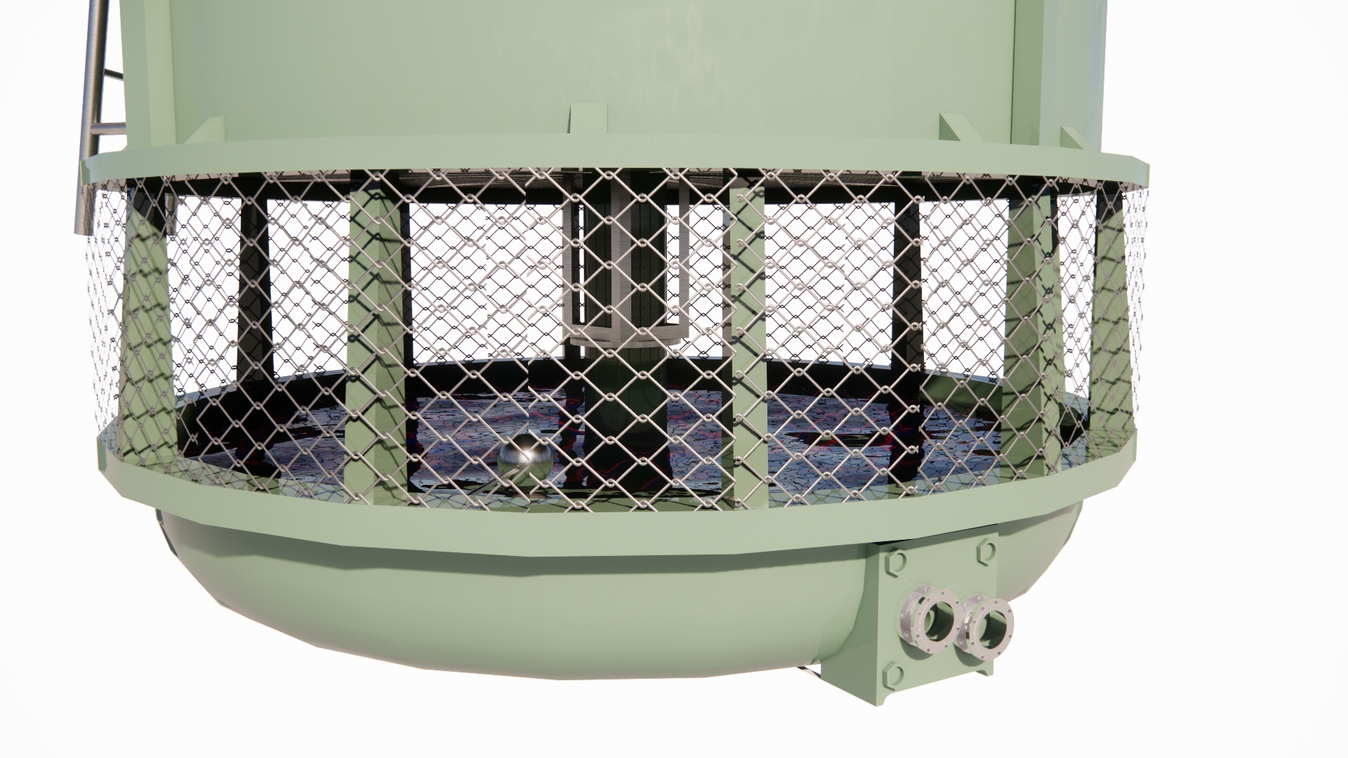 Water tower of water-cooled central air-conditioning，