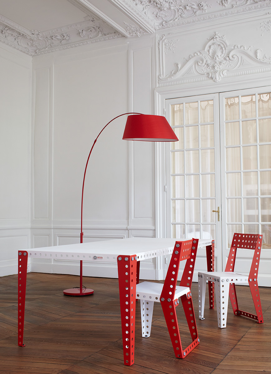 modelling，Tables and chairs，combination，