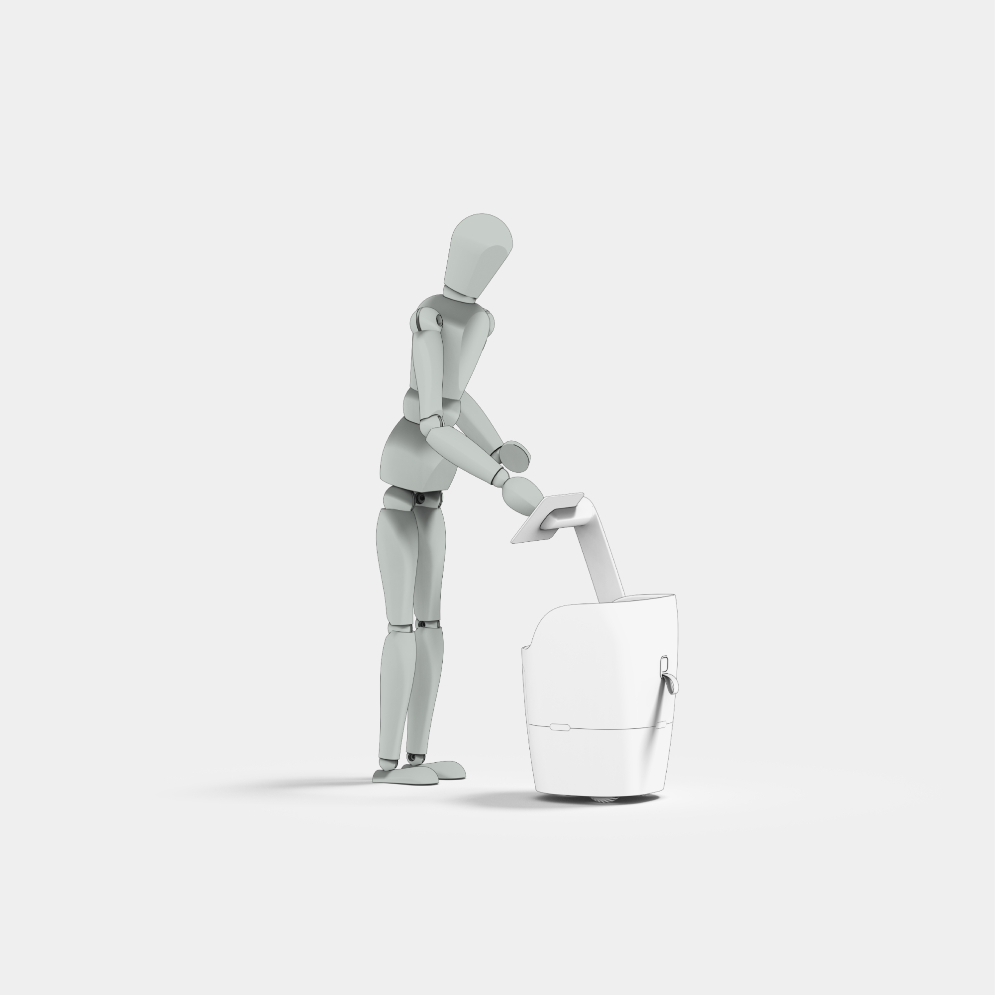 robot，chair，service，storage，