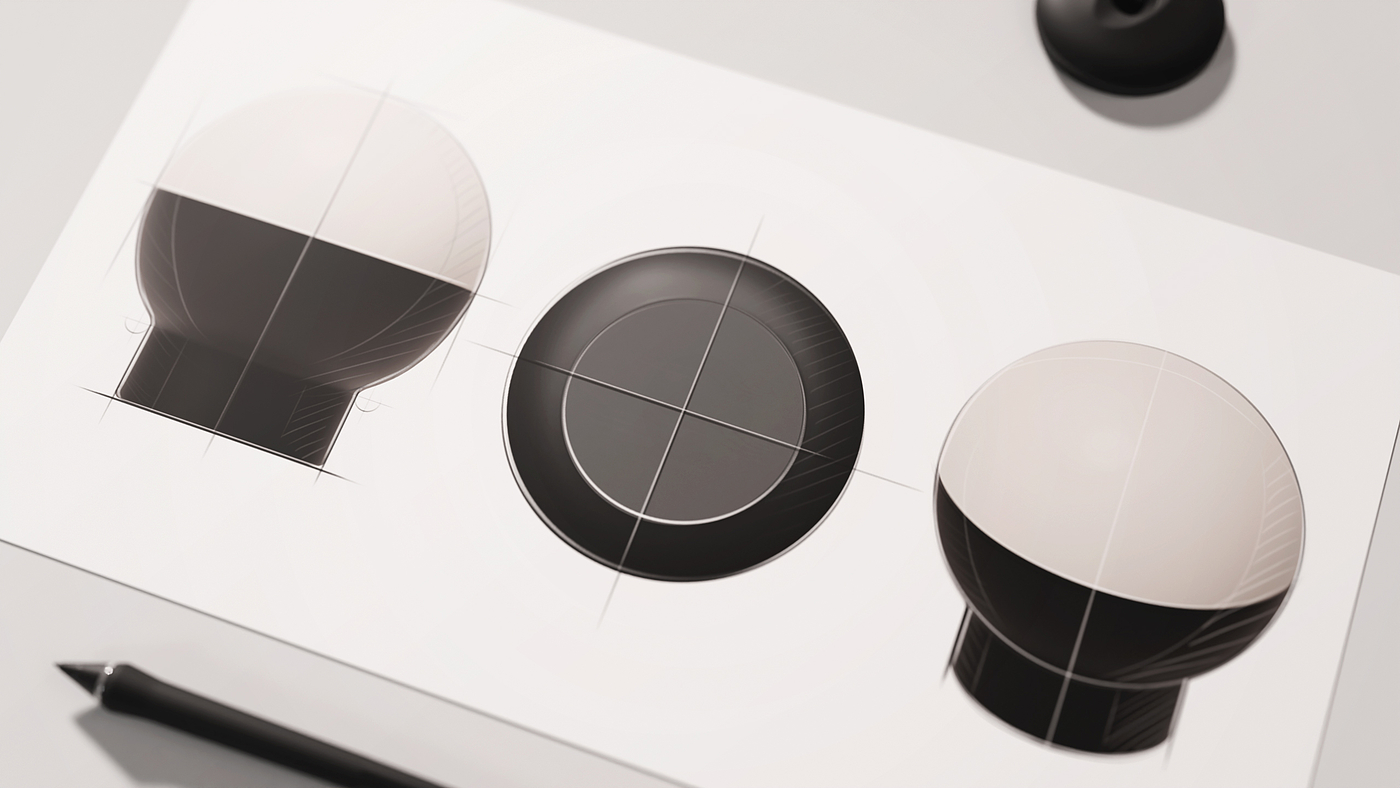 product design，Huawei，Minimalist，Intelligent atmosphere lamp，Product Poster，Product packaging，