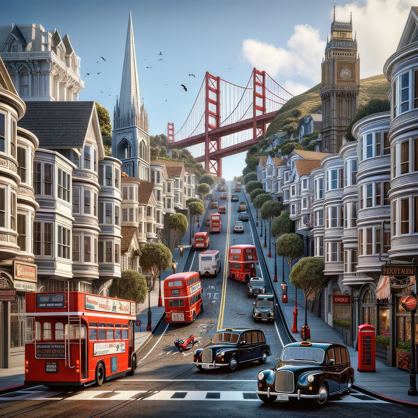 San Francisco，Creative design，Sculpture，color，