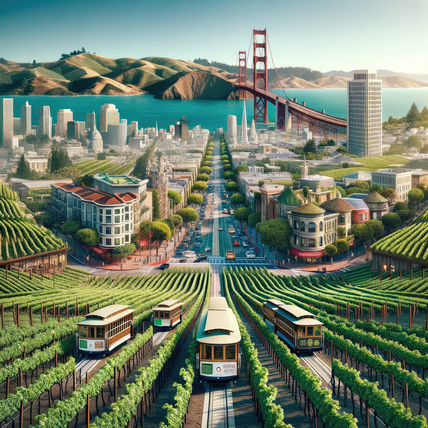 San Francisco，Creative design，Sculpture，color，