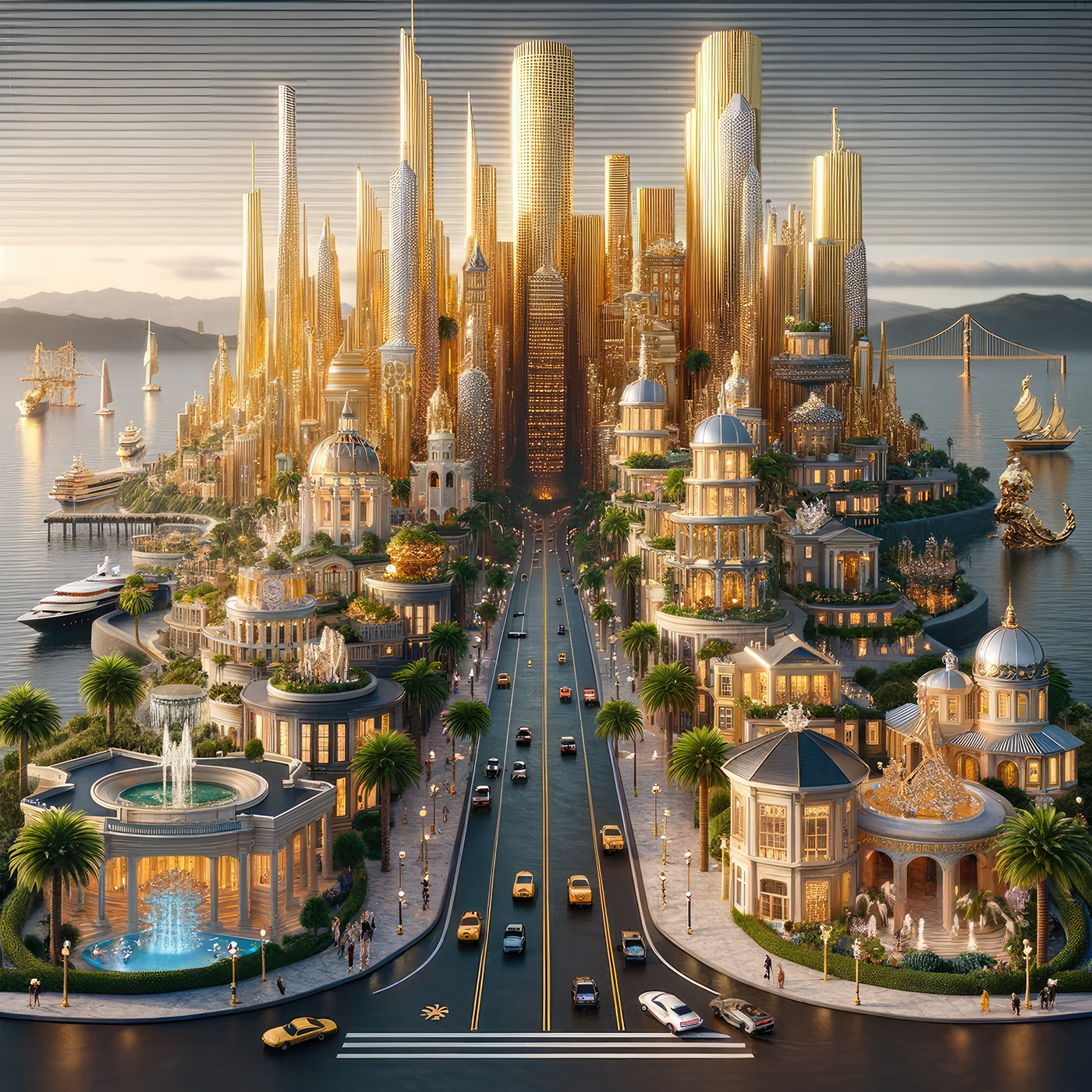 San Francisco，Creative design，Sculpture，color，