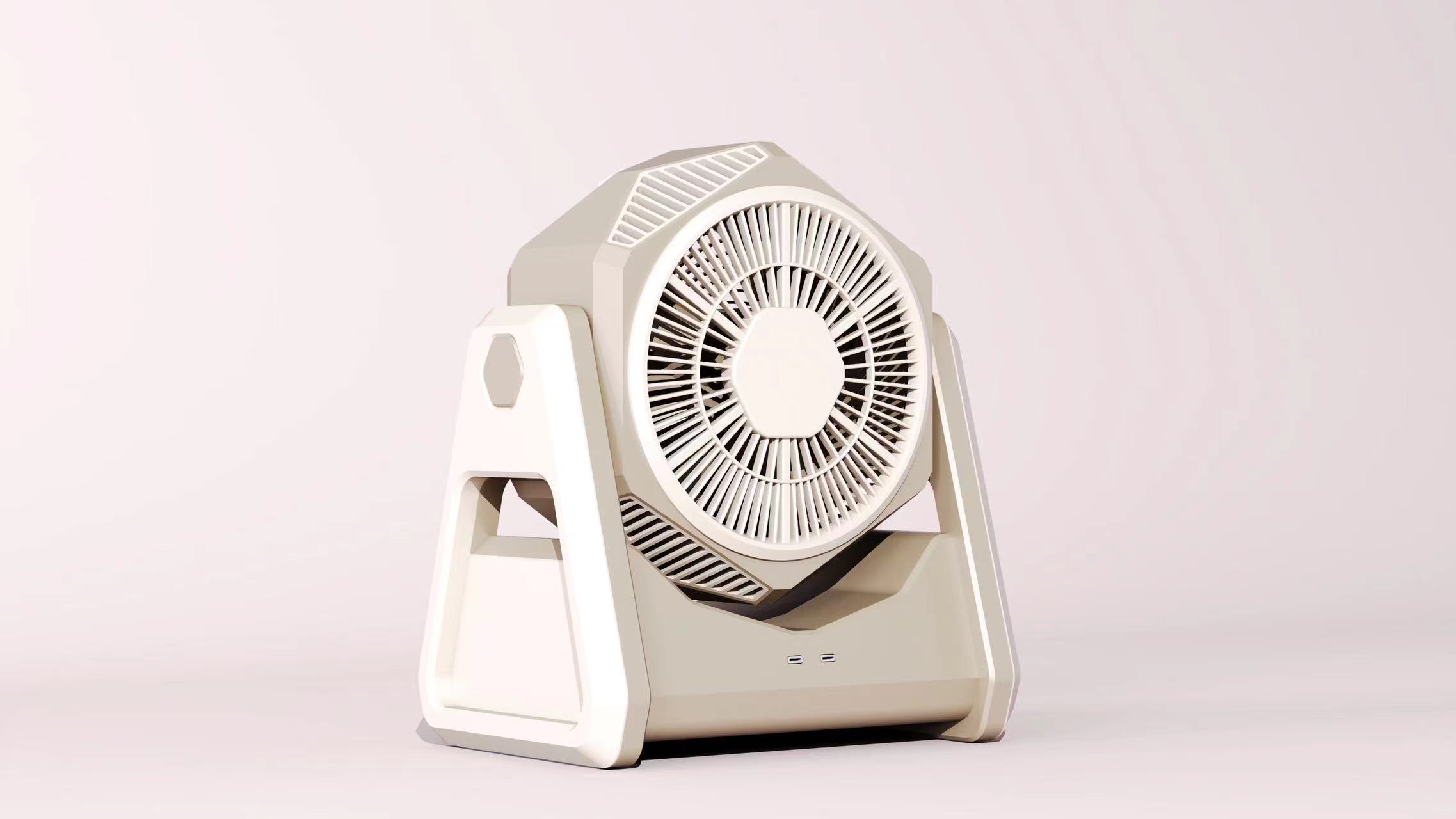Original design，Industry / products，small home appliances，hardcore aesthetics，Outdoor camping，Fan，